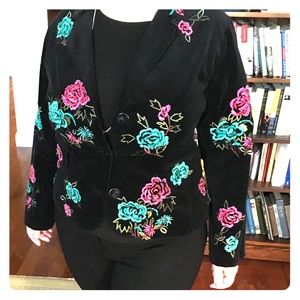 Havenbleu  Embroidered Jacket